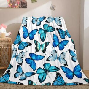 Blue Butterfly Blanket