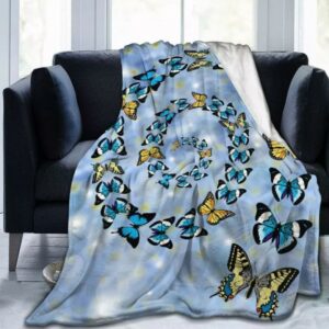 Butterfly Circle Fleece Blanket