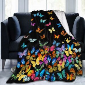 Colorful Butterfly Blanket