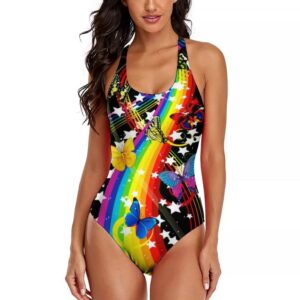Rainbow Butterfly Swimsuit