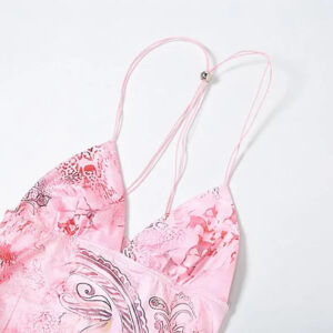 DRESS-01 Sexy Backless Butterfly Bodycon Maxi Dress-MK3