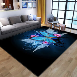 MAT-02 Butterfly Floor Mat for Living Room-4