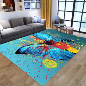 MAT-02 Butterfly Floor Mat for Living Room-5