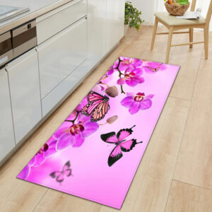 MAT-03 Long Butterfly Printed Kitchen Mat-2