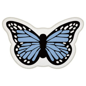 MAT-04 Butterfly Shape Carpet Doormat-BLUE
