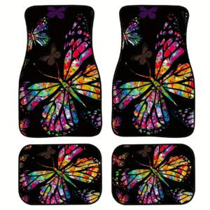 MAT-05 Butterfly Waterproof Car Front & Rear Seat Mats-MK