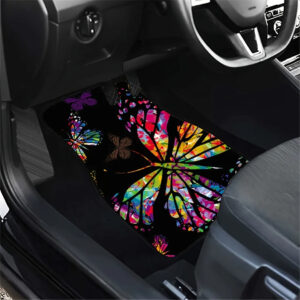 MAT-05 Butterfly Waterproof Car Front & Rear Seat Mats-MK2
