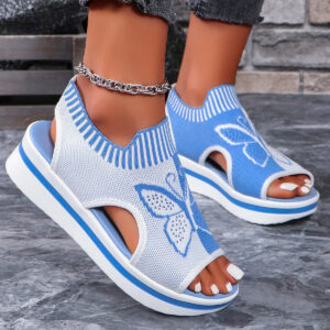 Summer Butterfly Platform Sandal-1